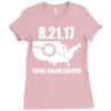 total solar eclipse 2017 Ladies Fitted T-Shirt