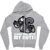 come play with my nuts Zipper Hoodie