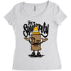 stay squirrely Women's Triblend Scoop T-shirt