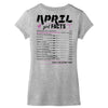 April Girl Facts Aries Women's V-Neck T-Shirt