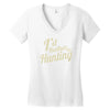 i'd rather be hunting Women's V-Neck T-Shirt
