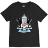 skull emblem V-Neck Tee