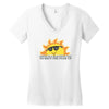 today is a beautiful day Women's V-Neck T-Shirt