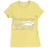 kindergarten 2017 nailed it graduation Ladies Fitted T-Shirt