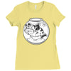 cat fish Ladies Fitted T-Shirt