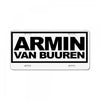 armin van buuren black logo License Plate