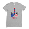 4th of July Ladies Fitted T-Shirt