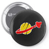the spaceman logo Pin-back button