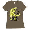 tyrannosaurus rex Ladies Fitted T-Shirt