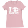 i love m&ouml;pse funny Ladies Fitted T-Shirt