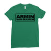 armin van buuren black logo Ladies Fitted T-Shirt