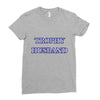 trophy husband Ladies Fitted T-Shirt