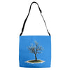 shades of winter Adjustable Strap Totes
