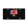 bacon american flag dab License Plate
