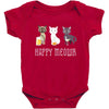 happy meowr Baby Bodysuit