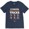 Stubborn French Bulldog Tricks V-Neck Tee