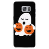 pumpkin with boo Samsung Galaxy S7 Case