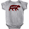 mama christmas bear Baby Bodysuit