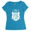 i only have one cat my cat has a few cat Women's Triblend Scoop T-shirt