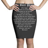 beer prayer Pencil Skirts