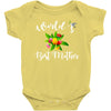 world's best mother Baby Bodysuit