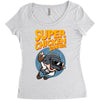 super chicken dinner Women's Triblend Scoop T-shirt