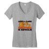 life's a game basketball Women's V-Neck T-Shirt