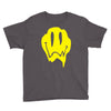 melting acid smiley face Youth Tee