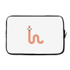 cacing bae senyum Laptop sleeve