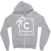 christmas periodic table of elements Zipper Hoodie