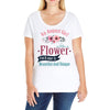 An August Girl Like A Flowers Ladies Curvy T-Shirt