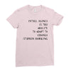 intelligence is the ability to adapt to change Ladies Fitted T-Shirt