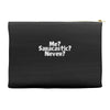 me saracastic never Accessory Pouches
