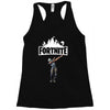 fortnite dab (white) Racerback Tank