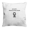 h.o.p.e Throw Pillow