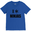 i heart ninjas V-Neck Tee