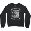 vintage made in 1990 perfectly aged a living legend Crewneck Sweatshirt