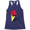 through being cool graphic Racerback Tank