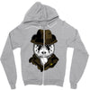 panda rorschach Zipper Hoodie