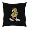 gus gus Throw Pillow