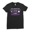 I Love Someone with Gynecologic Cancer to The Moon and Back Ladies Fitted T-Shirt