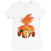 beautiful sunset Ladies Fitted T-Shirt