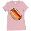hotdogs on a bun Ladies Fitted T-Shirt