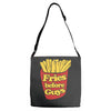fries before guys Adjustable Strap Totes