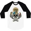 summer skull 3/4 Sleeve Shirt