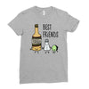tequila   best friends Ladies Fitted T-Shirt