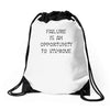 motivation Drawstring Bags