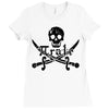 pi rate pirate Ladies Fitted T-Shirt
