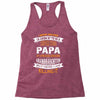 Super Cool Papa Of A Freaking Awesome Granddaughter Racerback Tank