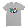 nasty woman vs trump Ladies Fitted T-Shirt